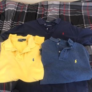 Bundle of 3 Ralph Lauren Polos